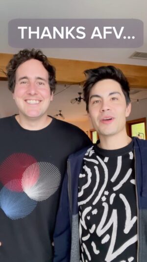 Sam Tsui Instagram - Okay this drove me CRAZY - you got me good, @caseybreves !! Upload YOUR funny video to @afvofficial ! Use the link in my story hilight. Can’t wait to see them #SamtsuiAFV