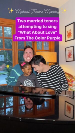 Sam Tsui Instagram - We just saw the new #thecolorpurple so @caseybreves and I just had to try this epic duet from the show! #musicaltheatre #broadway #duet #vocals #singers #fantasia #tarajiphenson #cynthiaerivo #jenniferhudson