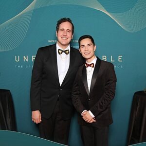 Sam Tsui Instagram - These dads can still clean up for a fancy event! Always look forward to celebrating Asian excellence at the @character.media @unforgettablegala #unforgettablegala