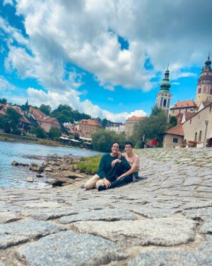 Sam Tsui Instagram - Europe trip 2023 - Passau, Česky Krumlov, Dürnstein, Vienna, Bratislava, Budapest 🌍 @caseybreves and I had an amazing time but so happy to be back in LA with Elaia!!