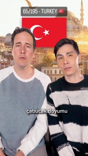 Sam Tsui Instagram - 65/195 - #Turkey - this is #bendeyolumagiderim by #sezenaksu - where to next? #turkish #turkishmusic #global #turkishpop #turkey🇹🇷 #internationalsongs #türkiye