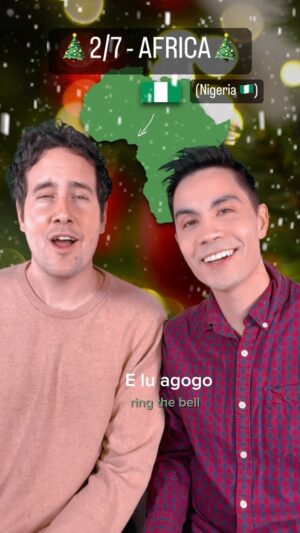 Sam Tsui Instagram - 2/7 - AFRICA - one #christmassong from every #continent !! It’s #eluagogo or #ringthebell from #Nigeria 🎄#africanmusic #holidaymusic #yoruba #christmas #AFRICA #africansong