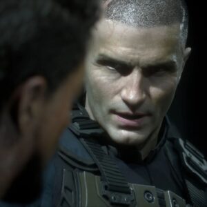 Sam Witwer Instagram - Leon is only here to help you.

#TheCallistoProtocol #thecallistoprotocolgame #jupiter #deadmoon #BlackIronPrison #Prison  #Callisto #calypso #nabisco