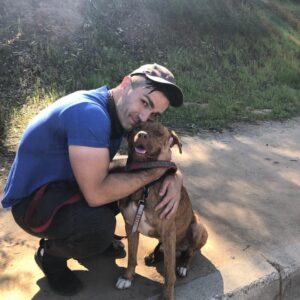Sam Witwer Instagram - So in talking with the cops around the vaccination center at Dodger's Stadium, this little man's been hovering around that area for 3 days.  No one's been asking around about a lost dog. Everyone's been concerned about a *stray* dog. 
He may have been dumped.
Gonna register him as a lost pet in any case.

I'll likely foster in the meantime.

If anyone recognizes this dude, however, please let me know.
#straydog #adoptdontshop🐾 #lostdog