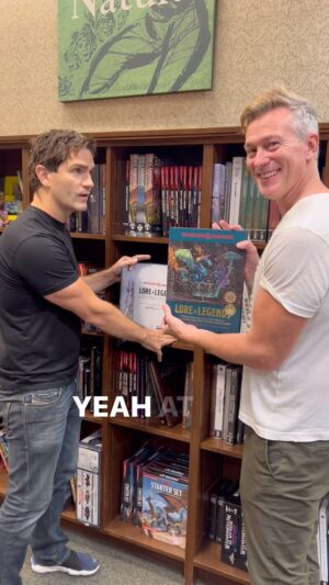Sam Witwer Instagram - Lore & Legends — the Barnes & Noble exclusive edition! Sam and I popped by the Burbank, CA location to sign copies! Hitting Glendale too! Today is PUB day! Get this book!!!