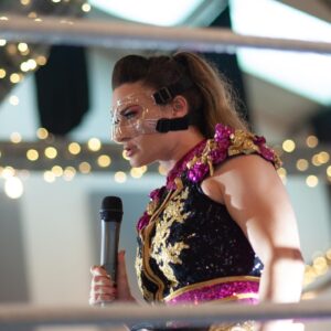 Samantha Allen Instagram - Nina Samuels came prepared in the rematch against Lizzy Evo in Leeds👃🩸