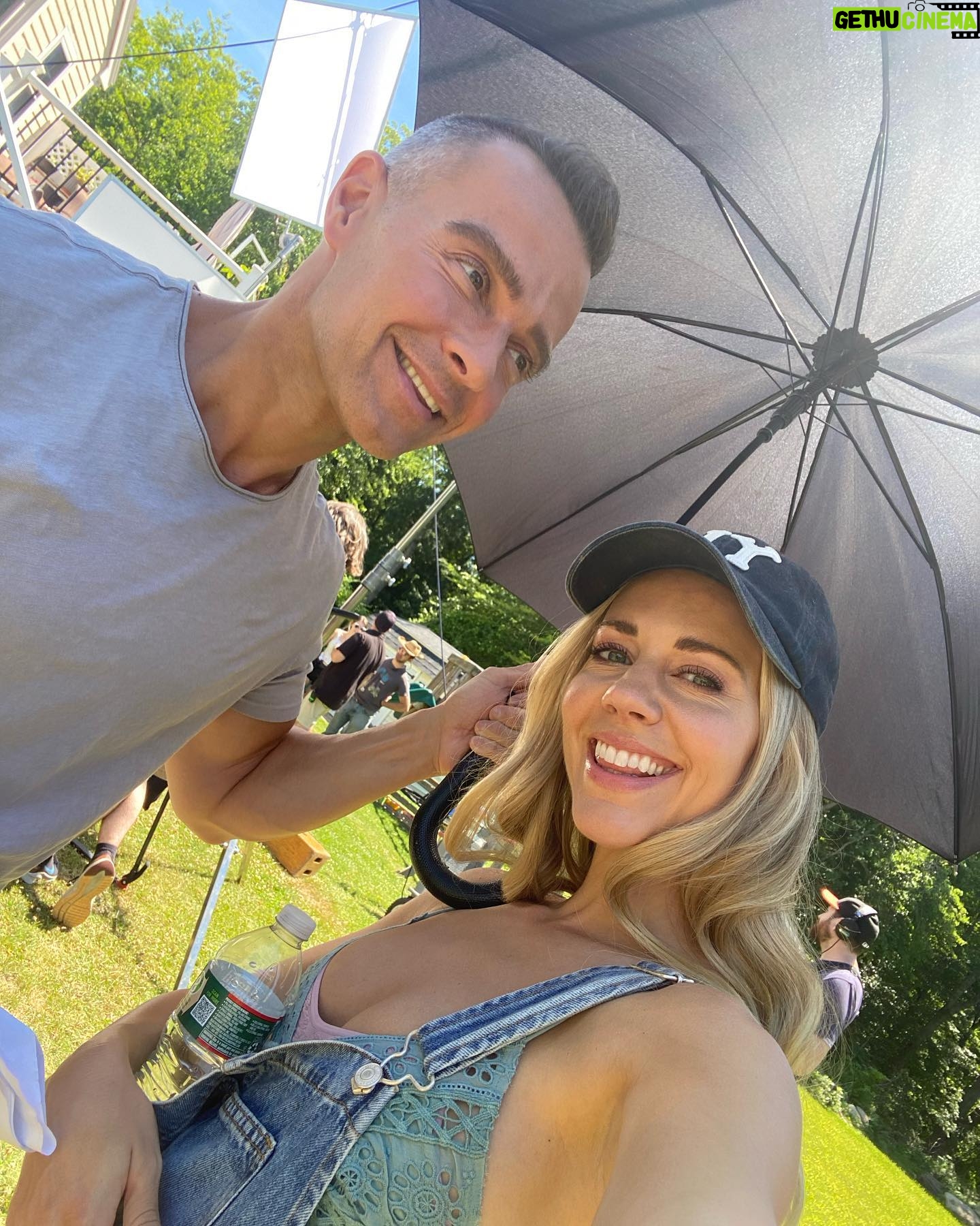 Samantha Cope - 1.9K Likes - Frankie Meets Jack // ONE YEAR AGO! 🎬🐶💕
1. Sneaking away from set for a kiss and a selfie
2. Surprisingly not the hairiest costars I’ve ever had
3. Wearing a fake belly for the movie while secretly growing my real life belly 🥹🙏🏼
4. Kevin Bacon doing tricks
5. Our director @andrewlawrence
6. Joey was filming this day and I was pregnant and hungry and probably complaining about one of those things 😂
7. The in-between moments 🧡
8. Who remembers this scene of the movie?
9. First day of shooting!
10. Views from the trailer 🙏🏼
It’s not very often you get to write, produce and star in movie with your hubby/baby daddy. I love these memories! Who watched #FrankieMeetsJack on @tubi?! 🖤
