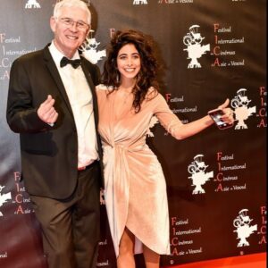 Samar Qupty Instagram - Thank you Mr. Jean Marc Thérouanne, president and codirector of Vesoul International Film Festival of Asian Cinema for inviting me for the second time to your special festival, this time as a Jury member. 
It was a pleasure🖤 @ficavesoul

#jury #juryduty #international #filmfestival #france #vesoul #fica #festival #redcarpet #asianfilm 
 #samarqupty #arabactress #palestinianactress #nazareth #actress #actresslife #actresslifestyle #film #filmfestival #middleeasternwomen #dress #photography #photoshoot #films #director