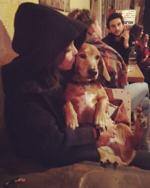 Samar Qupty Instagram - 1 year ago, on 13.12.18, the nightmare I was fearing daily for the last 12 years have happened! 
I got my baby Beagle as a birthday gift, and that was and still, the best gift i've ever got. Since that moment on my whole life has changed. This small creature opened my heart like nothing or no one else did before. And with this "little" change, the whole life perspective of mine has changed.
Beagle taught me what patience and acceptance mean.
She made me realize that fear is dynamic, and so are we. We can control it and turn it into power if we really want. 
Beagle made me realize that I am stronger than I think I am, I am more faithful to my beliefs than I think I am, I'm a better decision maker than I believe I am. And most importantly- I can love even more that I thought I can!
That love you are ready to sacrifice your life for..
That love that makes you come back home everyday impatiently to be with, even when that means you have to walk and take care of after a long exhausting day- you just find those powers to do it happily.
That love that makes you change your plans to fit them, because their happiness is not less important than yours..
That love that on the right time, when you feel that the best thing for them is to let go, even if that means you're gonna break your heart forever, you still do it for them.
I gave Beagle an injection on her heart when that was the last option we had after I fought for solutions with all my senses. When the alternative was her suffering and dying slowly in front of my eyes out of pain, because solving the disease was already hopeless and every moment from now on is suffering for her and 'satisfaction' for me that she's still there..
She died in my hands, in her home, just like she deserves. It took her heart 2 hours to stop beating and I felt those heartbeats slowing down with my whole body.. I will never forget those 2 hours..
But with all the pain, honestly, I felt lucky to have had the chance to thank her for the last time for giving me the privilege to learn so much about myself, and thank her of course for being my baby, my best friend, my safe zone, my secret holder, my sympathetic ears, and my partner in crime!
