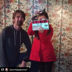 Samara Lee Instagram - Happy birthday to this wonderful lady. You’re the best demon friend a girl could have. See you this weekend 😏🖤#annabelle4 #thenunandbee #againsttheworld 
#Repost @bonnieaarons1 with @get_repost
・・・
59 & Counting I want to thank everyone for all the happy birthday wishes and share with you my most treasured video & Remember it’s Better to get Old then the alternative here’s to another 59 years! Thank U @samaralee_etcetc @jamesjude @oldladysd @creepypuppet