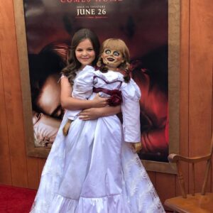 Samara Lee Instagram - Annabelle Comes Home is in theaters NOW! Who let her out.... 😈 PREMIERE PHOTOOOOOOS! #annabellecomeshome #samaralee #annabelle #theconjuringuniverse #jameswan