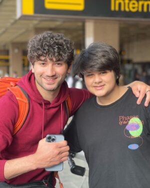 Sami Khan Instagram - Miss you brother it’s so hard for me to goodbye🥺
Take care 🫶🏻
Good luck 🐐
Make us proud with another submit inshallah 🥹❤️
@thebroadboy 
.
.
.
.
.
.
.
.
.
#samikhansk #samikhanofficial #samikhan #sk #14x8000 #14mount8000 #14peaks #thebroadboy #aadikhanofficial #shehrozekashif #annapurna #annapurna1 #mountaineering #mountains