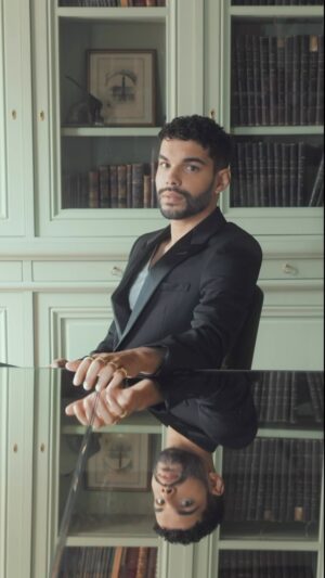 Sami Outalbali Instagram - Breathe in, breathe out. 

Take a moment to discover the calm and relaxing second episode of Boucheron’s new series “les Sons du 26 Vendôme” in collaboration with @madofficiel. 
It is time for the French actor @samioutalbali to capture the spirit of the place. Are you ready for an ASMR immersion in the surroundings of 26 place Vendôme?  

SOUND ON! 

#LesSonsDu26Vendôme