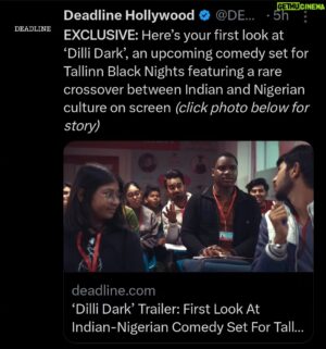 Samuel Abiola Robinson Instagram - Dilli Dark (@dilli.dark) Trailer featured on Deadline Hollywood 🎉🎉😍

Written and Directed by: @dibakardasroy 
Starring: @samuelabiolarobinson @geetikavidya @shantanuanam 

#Dillidark #deadline #deadlinehollywood #samuelabiolarobinson #hindifilm #news #geetikavidya