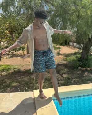 Samuel Arnold Instagram - Making waves with @visitabudhabi x @vilebrequin capsule collection ! 🌊 Dive into the ultimate summer vibes. 🏖️🚀 #Inabudhabi