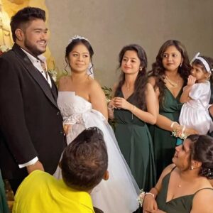 Samvedna Suwalka Instagram - Throwback to the day beautiful memories were made! And I only took a month and a few days to post this! 😅
@richard261 & @nandy.shalini ❤️❤️❤️❤️
