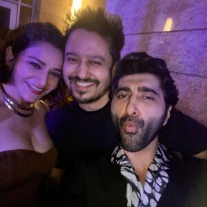 Samvedna Suwalka Instagram - @primevideoin this was fun! 💙🤎💙

#sanjayrautray
