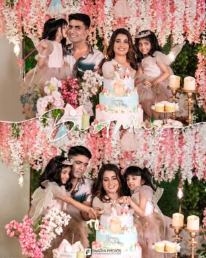 Sandra Amy Instagram - Happy 5th birthday to the precious twin angels🧚🏽‍♀️🧚🏽‍♀️Rudhra & Mithraa! May your smiles continue to brighten your days and your laughter fill our hearts with joy. Here’s to many more years of love, laughter, and unforgettable memories.