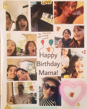 Sandrine Holt Instagram - Yesterday Nico made me the best card ever 🤍