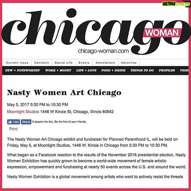 Sandy Piña - 885 Likes - shout-out from @chiwomanmag @nastywomenartchicago 100% of proceeds will go to @plannedparenthood❤️🙌🏻 #NastyWomenUnite
Ps. $30,372.50 was raised for @plannedparenthood of Illinois 👊🏻👊🏼👊🏽