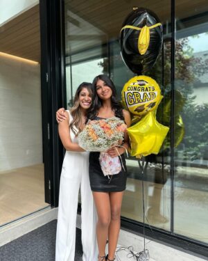 Sangita Patel Instagram - My baby Shyla graduated and heading to high school 🥹❤️

Such a special day, as a mom I will not forget the moment Shyla walked up on stage to co-emcee, getting her diploma, then getting the mathematics award (yup, she has some of mama in her 😉) 
I 👏🏽 AM👏🏽SO👏🏽 PROUD

Parents you think about the toll of 2020 and how she came out so strong. I’m still taking all this in…this is what it’s all about, seeing your child happy 🥰

Peeps, the last photo..how? Where did the time go? Every moment is so special ❤️

#Graduation #MyBaby #Smile