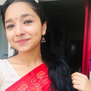 Sanjana dipu Instagram - 🍒🍒🍒
.
.
.
 #saree #moothon #quarantinestories