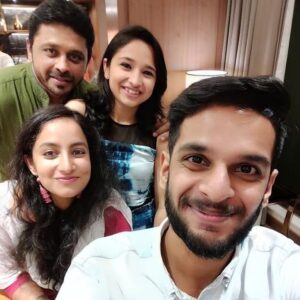Sanjana dipu Instagram - Toast to the ones here today,
Toast to the ones that we lost on the way 🌼

#moothonmovie #moothon #nivinpauly #geethumohandas #grandhyattcochin