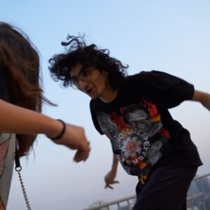 Sanjith Hegde Instagram - What are you even doing w life if don’t go to the terrace and dance like king Julian with your best friends 

@whatsabijoy made