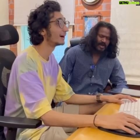 Sanjith Hegde - 111.6K Likes - Ping-Pong from @bejoynambiar ‘s Por/dange is out now!
Composed a couple of songs for this film, super grateful 🙏🏽
Here’s @vm_mahalingam and me listening to the track after the vox mix
Tamil version written by @mohanrajan_lyrici
Hindi version written by @sidkaushal22
Film is out in the theatres, please go watch :)