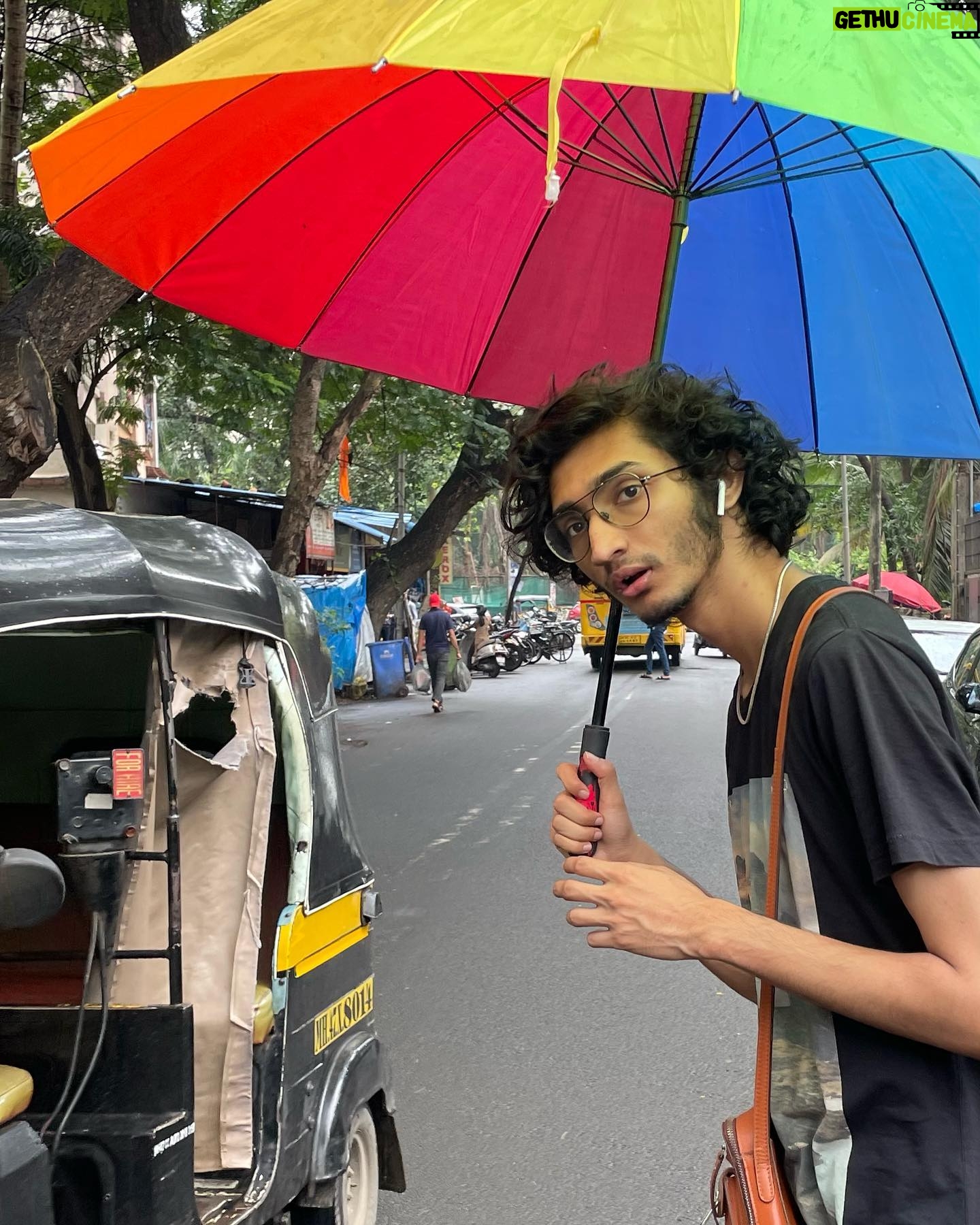 Sanjith Hegde - 70.9K Likes - Went out for a small cute walk in the rain and got some chai, life’s good