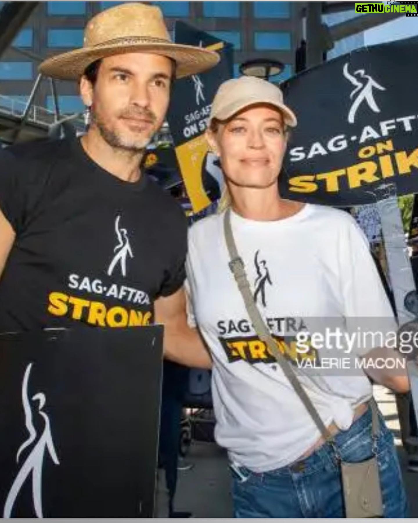 Santiago Cabrera - 9K Likes - Amazing energy on the picket lines today. Stay strong. #unionstrong #sagaftra #wgastrong #sagaftrastrong @jerilryan @thejackcoleman