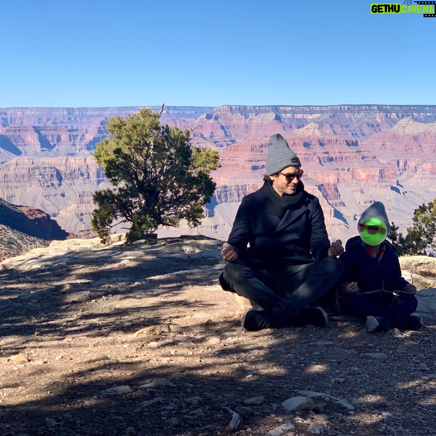Santiago Cabrera - 12.6K Likes - Channeling our planet’s good vibrations. Happy gratitude weekend to you all. What better place than the Canyon to walk off that turkey dinner. Lots to be grateful for. Much love to everyone. #grandcanyonsouthrim Buenas vibras desde el Gran Cañón del Colorado. Espero estén pasando un buen fin de semana. Cariños a todos. #grandcanyon