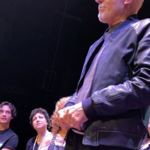 Santiago Cabrera Instagram - Ciao Italia, grazie @luccacomicsandgames @primevideoit Ci vediamo la prossima volta. And the Shakespeare on that beautiful stage was priceless @sirpatstew A true treat for all