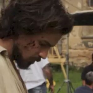Santiago Cabrera Instagram - Throwback for all you #Musketeers fans,  #bts from Season 2. Video courtesy of my wife who did a phone update and received a bunch of old videos. If my memory serves me right this was a 2nd unit day, just Aramis and the crow on the call sheet. #themusketeers #tbt