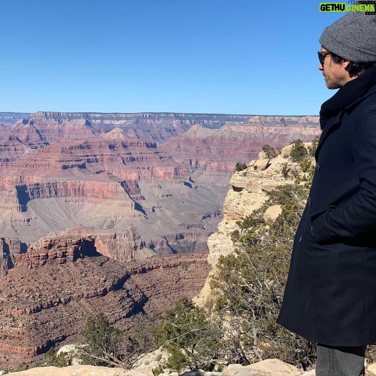 Santiago Cabrera - 12.6K Likes - Channeling our planet’s good vibrations. Happy gratitude weekend to you all. What better place than the Canyon to walk off that turkey dinner. Lots to be grateful for. Much love to everyone. #grandcanyonsouthrim Buenas vibras desde el Gran Cañón del Colorado. Espero estén pasando un buen fin de semana. Cariños a todos. #grandcanyon