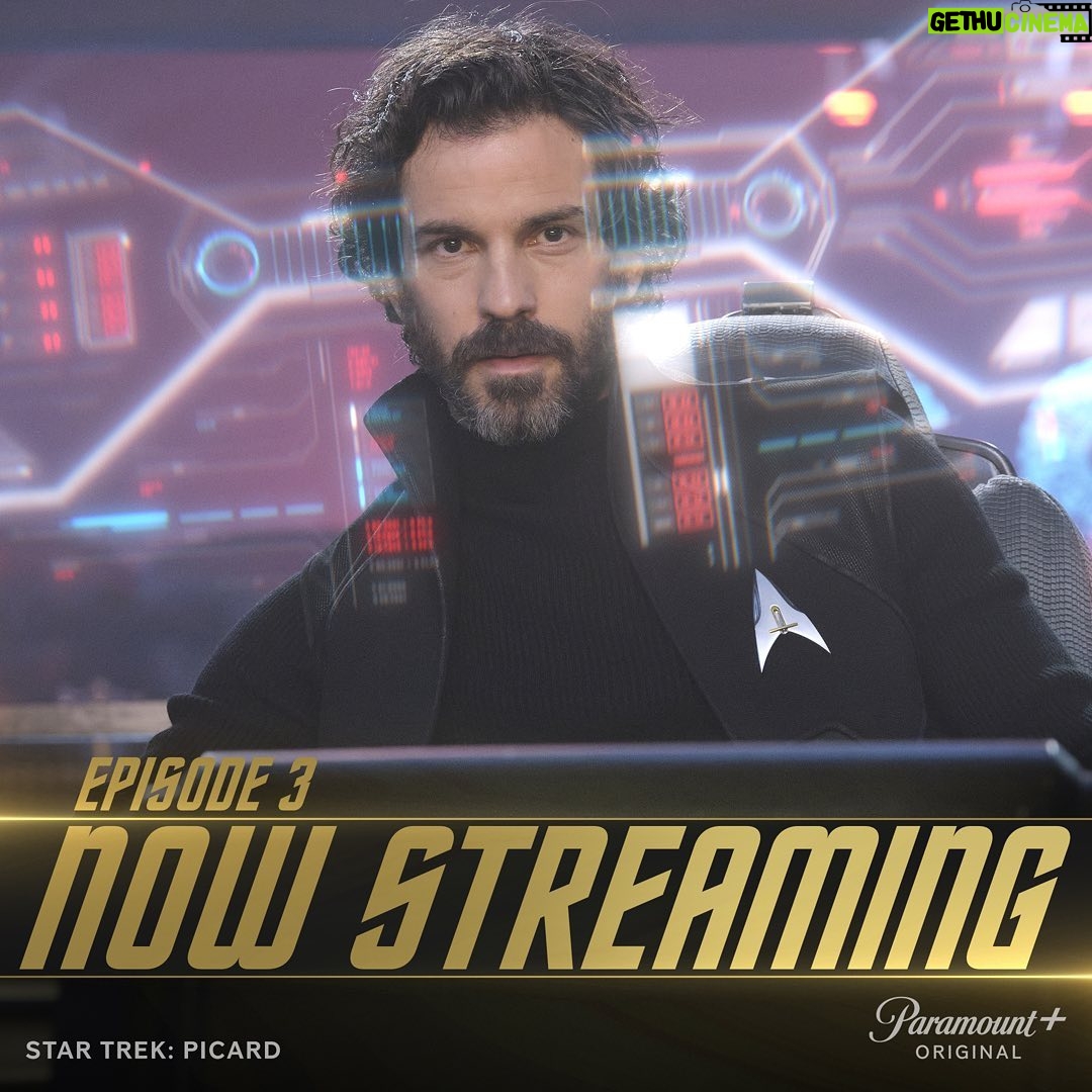 Santiago Cabrera - 7K Likes - Episode 3 streaming today! Well, in the US and Canada. Europe and Rest of the World will have to wait till tomorrow #startrekpicard