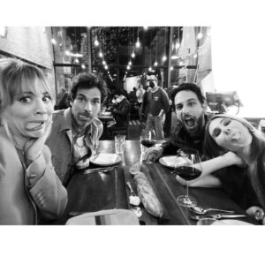 Santiago Cabrera Instagram - So much fun with the brilliant @kaleycuoco , and whole cast and crew of @flightattendantonmax Thanks for having me come play for a bit.