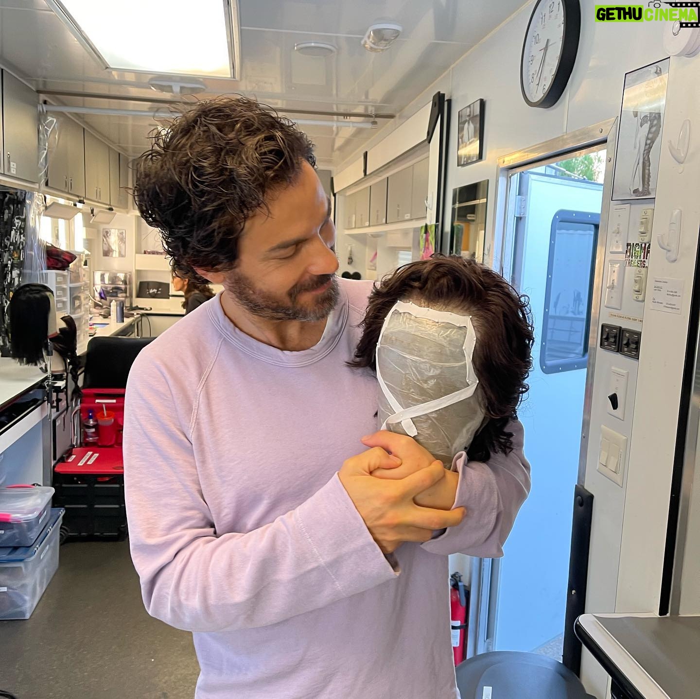Santiago Cabrera - 13.5K Likes - My wig and I. A story of two lost souls who find their way through friendship. #stuntdoubleswig Shoutout to the hair department on #startrekpicard the talent behind this, the amazing @tinoweeno Always stunning work. Yes, the wig looks great as well 😉 What would I do without you? Mi Peluca y yo. Estaría perdido sin ella 😉 #pelucadoblestunt