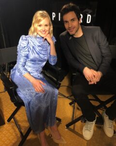 Santiago Cabrera Instagram - Talking all things #picard with the awesome @msalisonpill at tca today. @startrekcbs