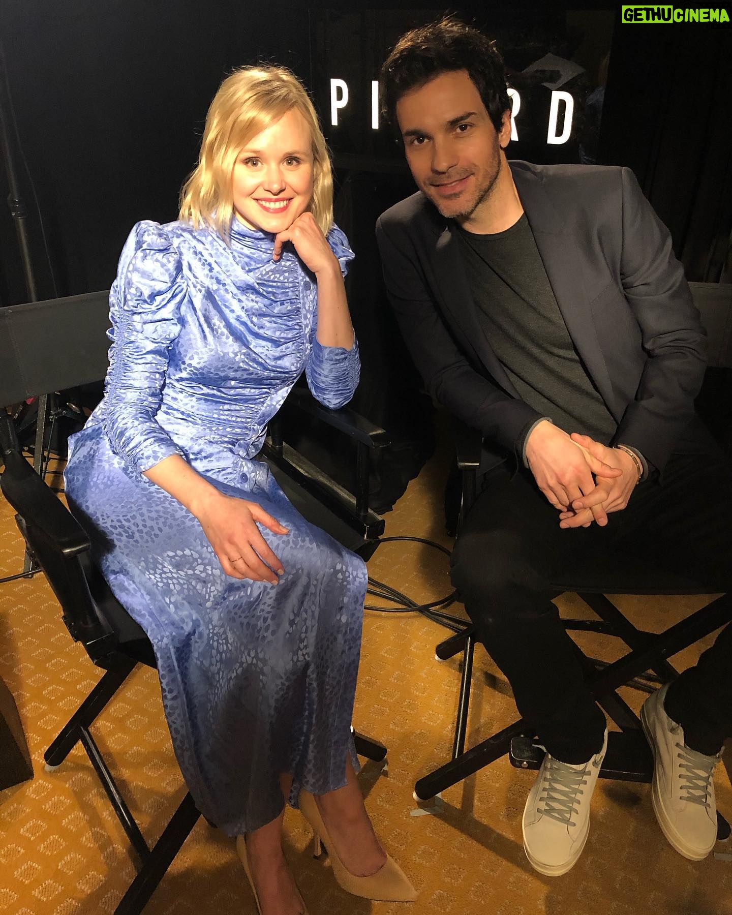 Santiago Cabrera - 11.4K Likes - Talking all things #picard with the awesome @msalisonpill at tca today. @startrekcbs