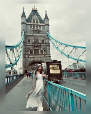 Sanusha Instagram - The glow hits different when God turns Pain into Peace😇✌🏼

#towerbridge ❤️ #london #uk #life