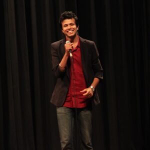 Sapan Verma Instagram - 2012. Barely a few months into comedy. No real goals or ambitions, just pure excitement of narrating 7 minutes of half-baked jokes while wearing a black blazer to look older and be taken seriously (?)