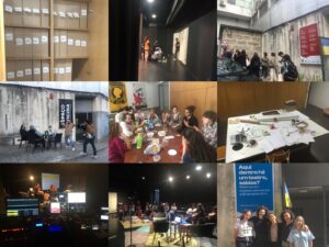 Sara Barros Leitão Instagram - FIM. 
Cheguei ao Teatro Oficina no dia 3 de janeiro e termino a minha passagem pela direção artística da companhia 346 dias depois. 
Um dia, entre estes 346, imaginei coisas que não consegui fazer, um dia pintámos o palco, um dia assaltámos o arquivo e apareceram dezenas pessoas, um dia criámos um clube de leituras quando ainda estávamos de máscaras, um dia trouxemos o Olivier Neveux de Paris e o Sérgio de Carvalho de São Paulo para aprendermos com eles, um dia juntámos 15 jovens durante uma semana com a Beatriz Batarda, um dia fizemos três dias de jornadas de teatro, um dia criámos relações com três lares de idosos e demos aulas de teatro, um dia cantámos a Grândola à meia noite do 25 de abril, um dia fomos a Fafe em visita de estudo para começar o novo espetáculo, um dia fomos ao armazém d'A Oficina recuperar antigos cenários da companhia e catalogámos, um dia organizámos em dossiers todos os documentos, fotografias, bilhetes e cartazes, um dia esgotámos em poucas horas as inscrições para a aulas de teatro, um dia tive pela primeira vez uma lona com uma programação pensada por mim, um dia tínhamos tanto público que não deu para toda a gente entrar, um dia tirámos o género dos WC, um dia pusemos pensos e tampões nos WC, um dia hasteámos a bandeira da Ucrânia, um dia começámos uma biblioteca de teatro, um dia quase não fizemos leitura porque não apareceu ninguém mas depois chegaram 5 pessoas e foi uma das sessões mais bonitas, um dia fizemos sessões do espetáculo com LGP e audiodescrição, um dia catalogámos os figurinos todos, um dia comprámos um frigorífico, uma máquina de café, um sofá, tapetes e mobilámos os camarins, um dia juntámos uma equipa e fizemos o espetáculo que sonhámos, um dia fizemos três semanas de carreira, um dia esquecemo-nos das fotocópias num café que fechou e rimos muito com o público porque não tínhamos nada pronto, um dia trouxeram-nos uma impressora e um computador e começou a parecer um trabalho a sério, um dia uma atriz disse o texto da outra e até hoje não sabem como não morreram a rir em cena, um dia perdi o último comboio e ponderei dormir lá, um dia apareceu-me naquele espaço a cadela da minha vida. Ontem, entreguei a chave.
