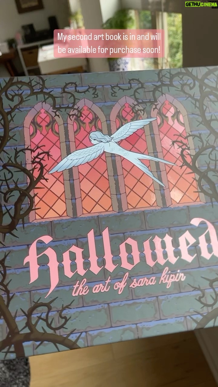 Sara Kipin - 3.6K Likes - My second art book is in and it looks incredible! Hallowed can be purchased through @gallerynucleus within the next few days 🕊️🌙🌱
Now available for purchase! Link in highlights 💕
