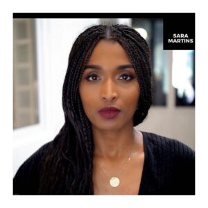 Sara Martins Instagram - Pour le film @regardnoirfilm réalisé par @isabellesimeonireal et @aissamaiga 
 
Sur @canalplus et @mycanal 

Makeup @dawmakeup