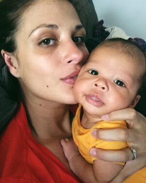 Sara Racey-Batraville Instagram - From this to that. Where does the time go?! My God. “That’s sick Mom, that’s sick—He juked me.” Where did you hear this!!!? —Oh wait, from @bat.ville 😅🤔🏀⛹🏽🗑
