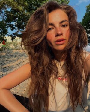 Sára Rychlíková Instagram - Fresh skin fresh mind🦞💭 #nomakeupjustsun🤘🏽