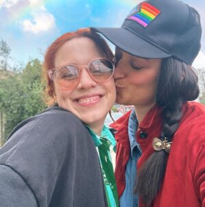 Sara Tomko Instagram - It’s only my favorite pic of us ever.  Thanks for letting me take you to lunch on your birthday @alicewetterlund There’s no Bub I’d rather almond cake with. 
Make a wish! 😘