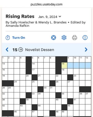 Sarah Dessen Instagram - This is a FIRST for me! I am so excited! @usatoday