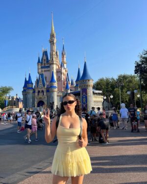 Sarah Jeffery Instagram - I almost didn’t post this photo! I thought everything about my body just looked wrong, too big in all the wrong places, not enough like the girls I see in LA (which sounds trite but is indeed real), not the body I used to walk around in, bigger thighs and wider hips. I’m constantly working to rewire that type of thinking and self talk. Body Dysmorphia can take a lot of precious time and energy away from you if you let it, and it still happens a lot for me, but much less than it used to! You too, can do hard things in the name of self love 🫶